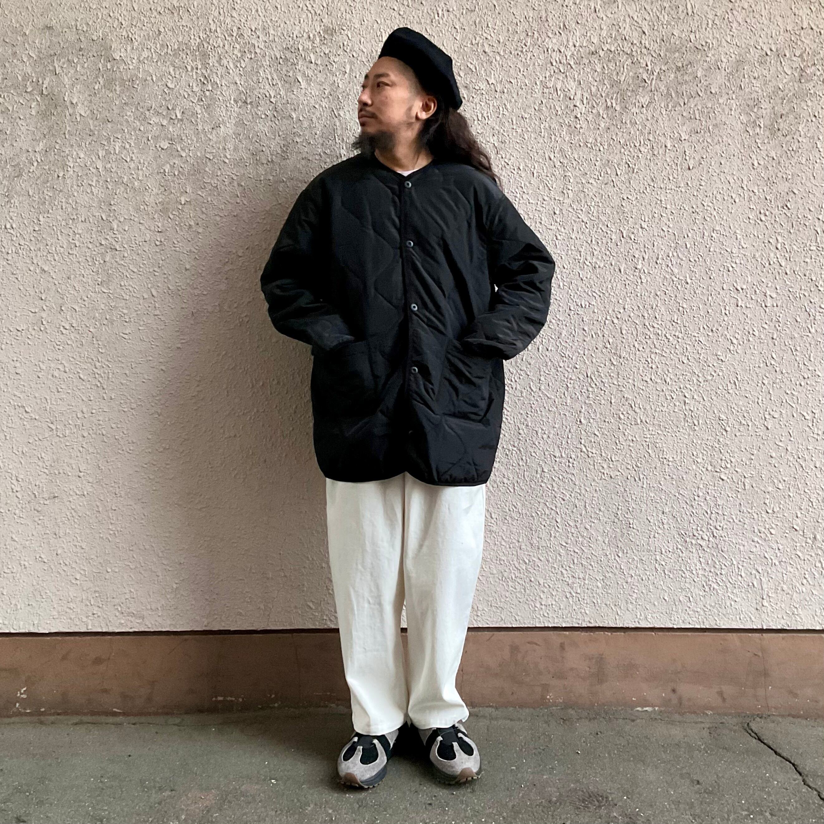 UNIVERSAL STYLE WEAR（L）中綿ジャケット バイカラー フード 