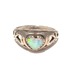 Vintage Heart Motif Silver Ring [925 - STERLING]