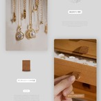 ジュエリーボックス アクセサリーケース 木製 北欧風 卓上収納 観音扉 引き出し ミニチェスト 小物入れ インテリア おしゃれ 収納ボックス