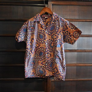 vintage batik pattern shirt