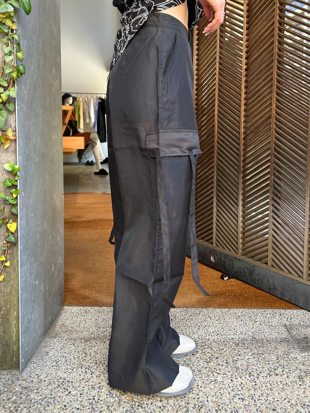 【24SS】ESTHE エステ / ORGANZA CARGO TROUSERS / パンツ - 4
