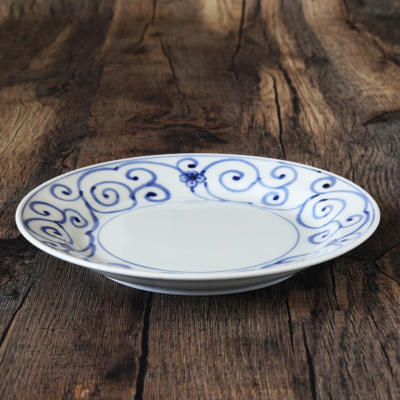 花唐草 6寸皿 作：井手國博・与志郎窯（有田焼） | にっこう生活館