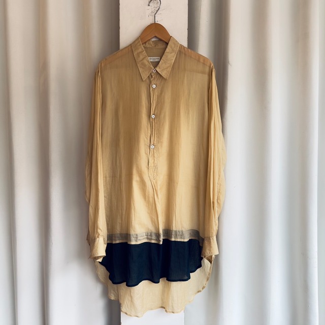 DRIS VAN NOTEN  SHEER PULL OVER SHIRT
