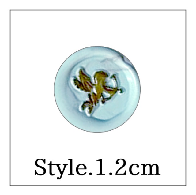 【mini stick シーリングスタンプ】「Style.＿1.2cm」キューピー・エンジェル・天使・弓矢