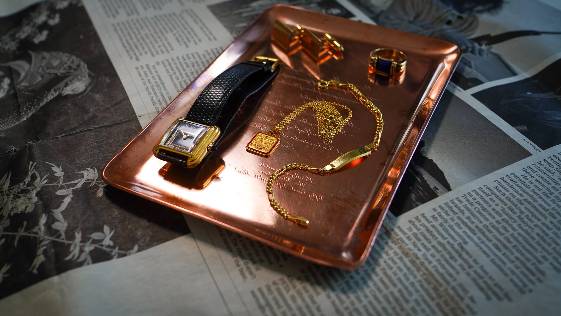 1920s】CARTIER カルティエ レセプション トレイ《ジュエリートレイ