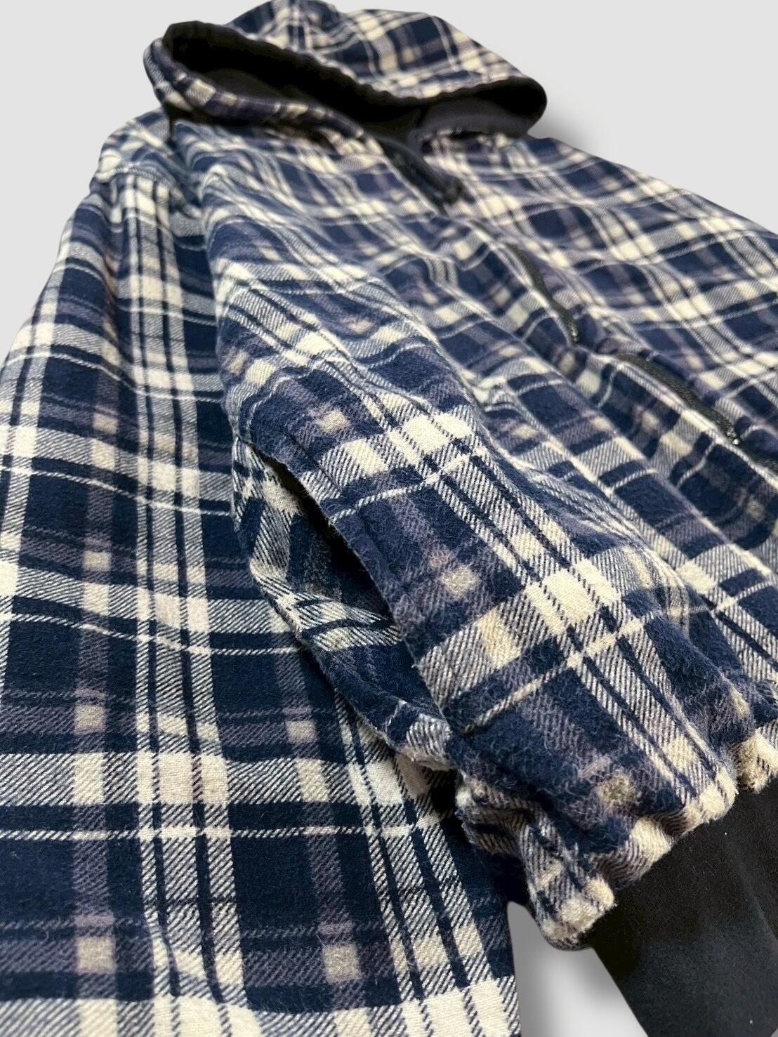 90's “OZARK TRAIL” Reversible Flannel × Sweat Hoodie | RENGA