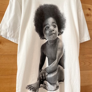 【ARAINA】ノトーリアスBIG Tシャツ フォトプリント Ready To Die Notorious B.I.G M US古着