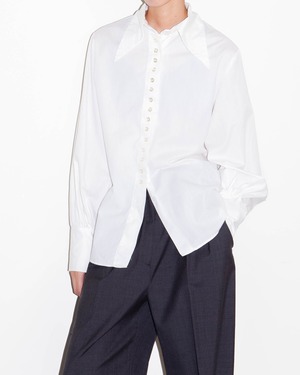 1970s pointed collar poplin shirt