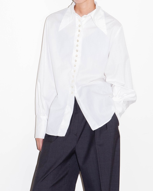 1970s pointed collar poplin shirt