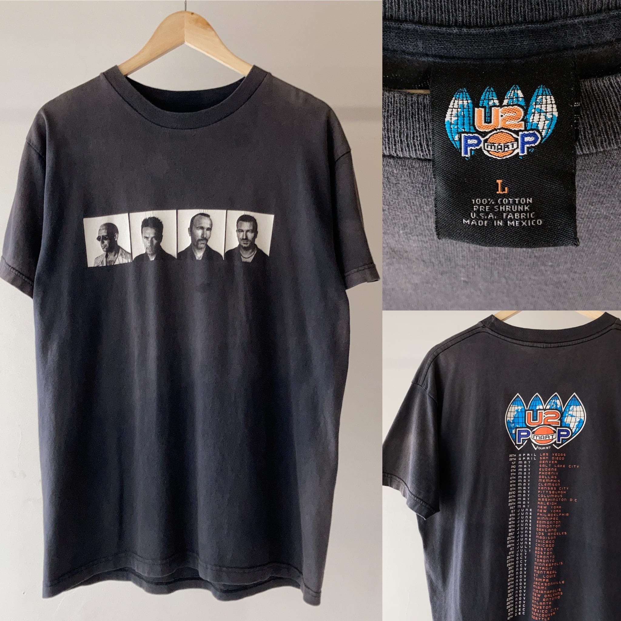 U2　POP　MART　ツアー　Tシャツ　Lサイズ