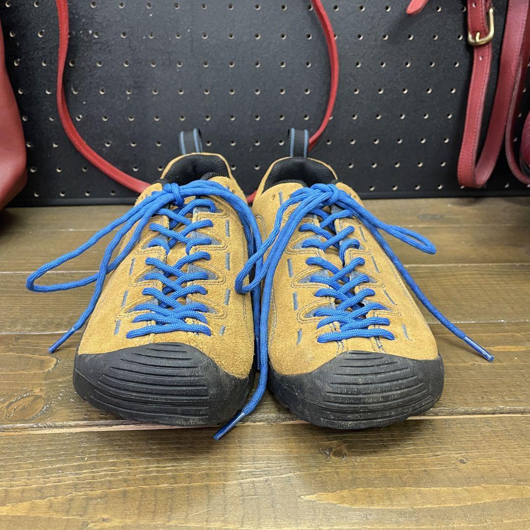 良品 KEEN キーン トレッキングシューズ ベージュ 24.5cm ジャスパー