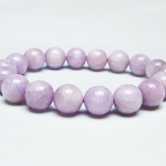 クンツァイト ブレスレット 11mm ミルキークンツァイト ブレス 一点物 メール便可 [M便 1/10] 111-46451