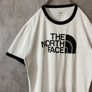 THE NORTH FACE big logo ringer T-shirt size L 配送A