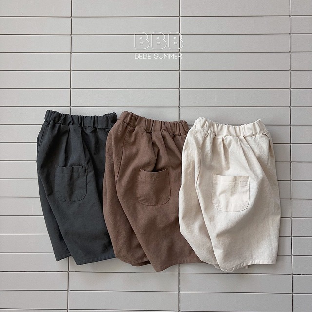 【取寄】bella bambina｜finger pants (solid)｜フィンガーパンツ（無地）｜12M-XL｜baby&kids｜26 summer