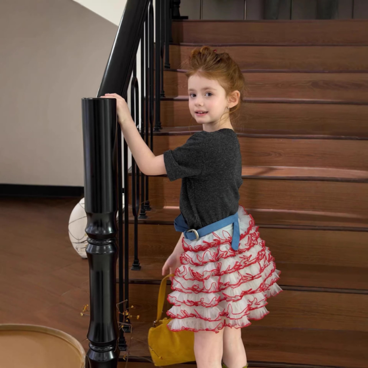 夏チュールティアートスカート