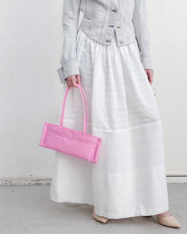 1920-30s European antique cotton tired skirt
