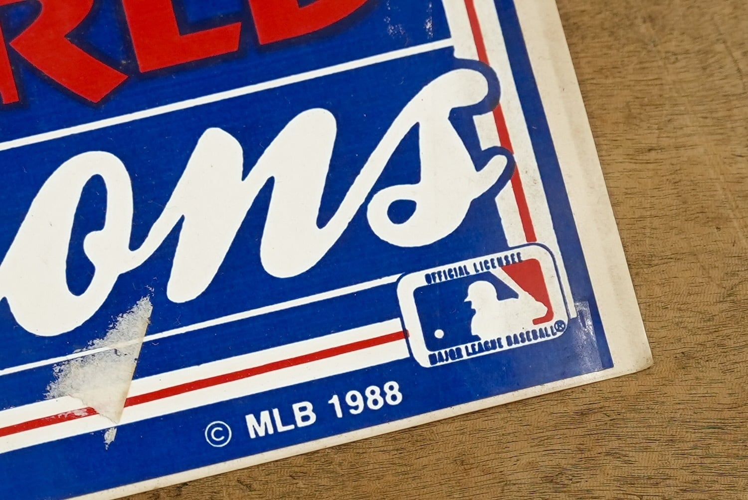 4332M2 Los Angels Dodgers 1988 World Champion Win Craft Sticker