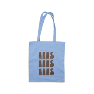 siii "IIIS TRIPLE" TOTE BAG SKY BLUE