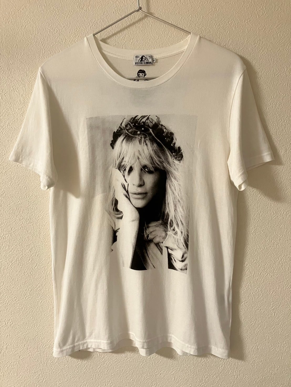 a729d【人気のL】ヒステリックグラマー　コートニーラブ　人気　Tシャツ a729【人気のL】ヒステリックグラマー コートニーラブ 人気 T