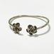 Vintage KABANA Silver Flower Wrap Bracelet