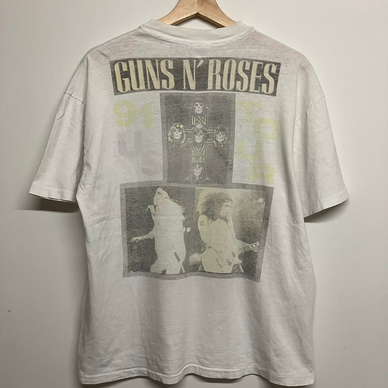 91's GUNS N' ROSES ガンズ・アンド・ローゼズ 91 US TOUR T ...