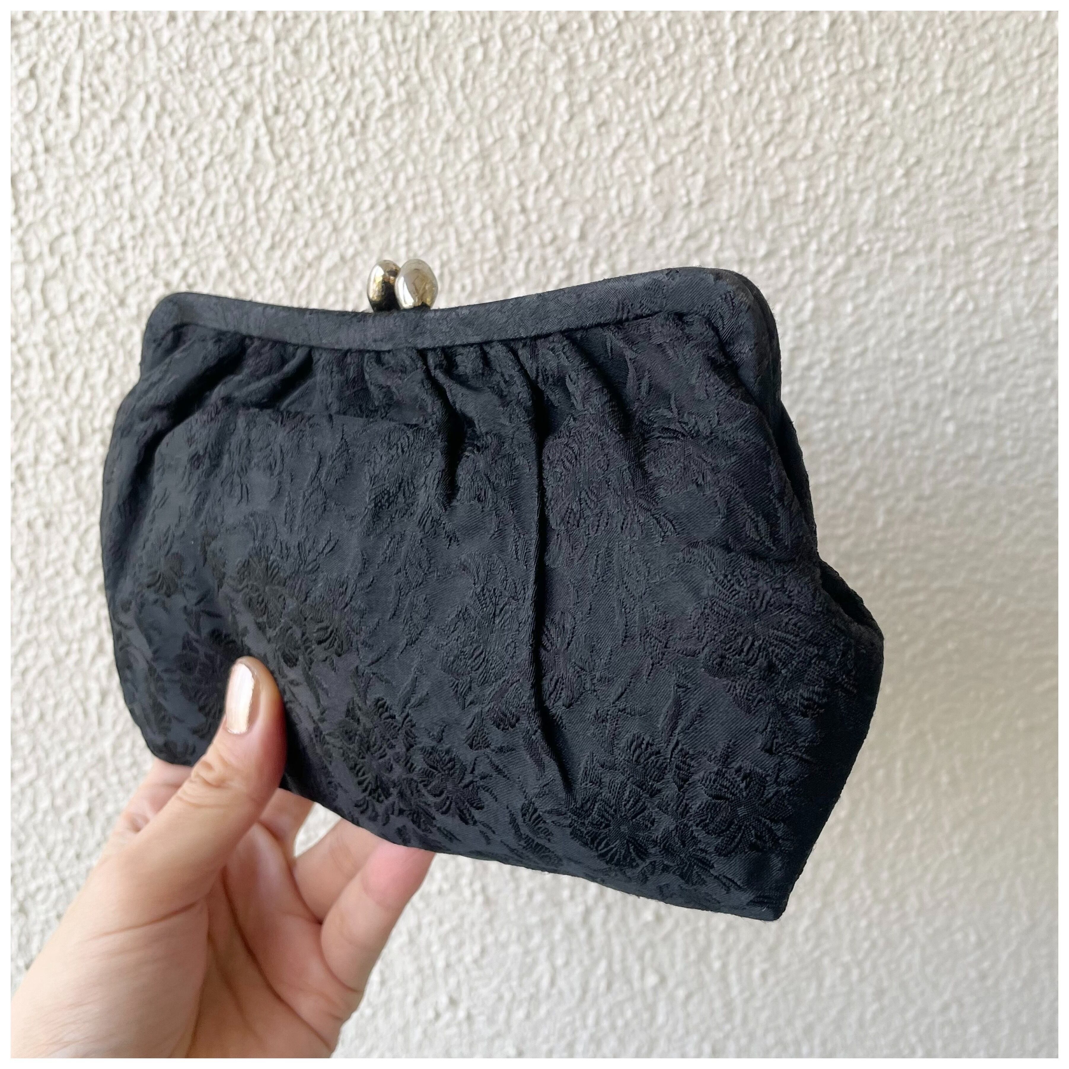 フランス買付 ヴィンテージ クラッチバッグ プチバッグ ジャカード
