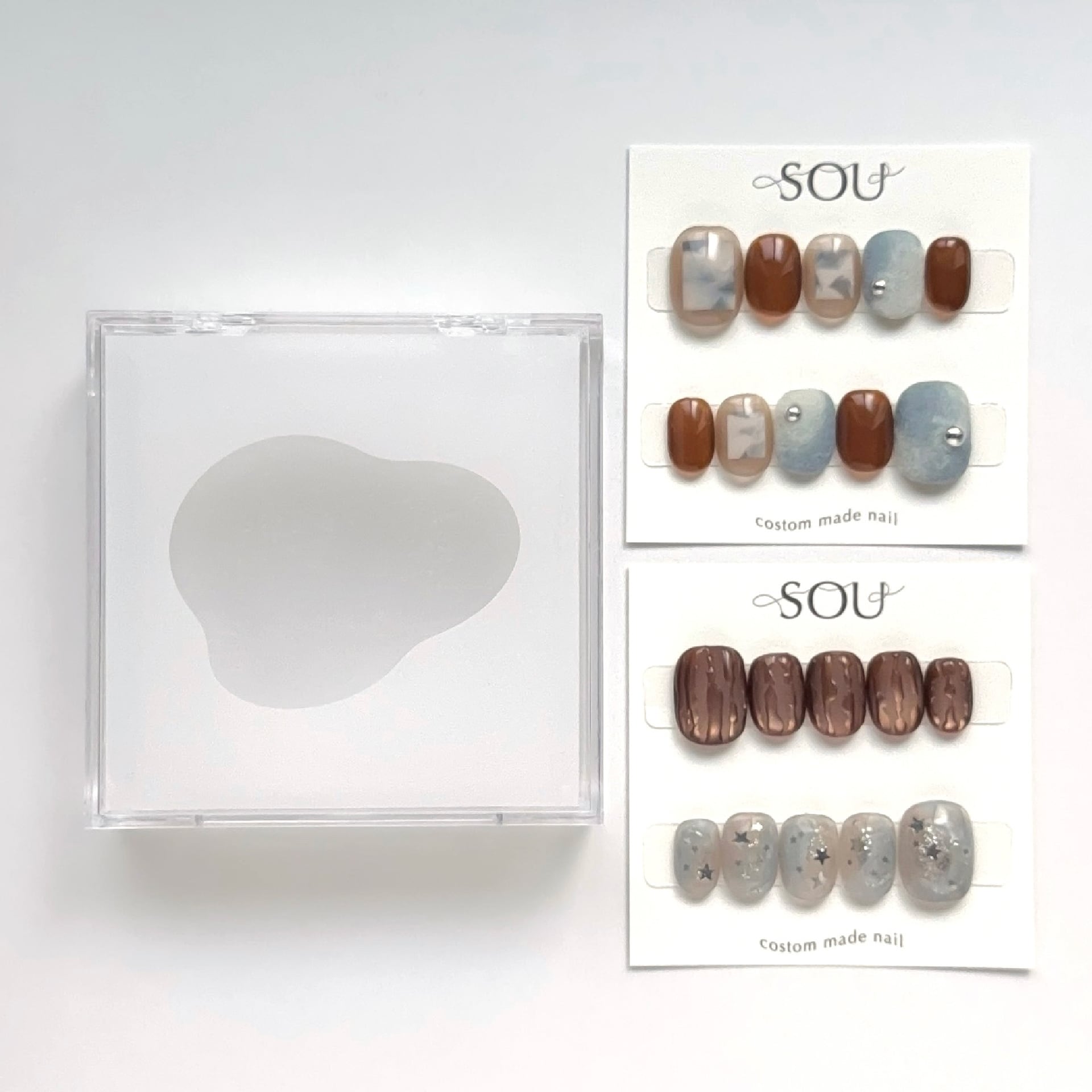 s o u ｜カジュアルなオーダーメイドネイルチップ