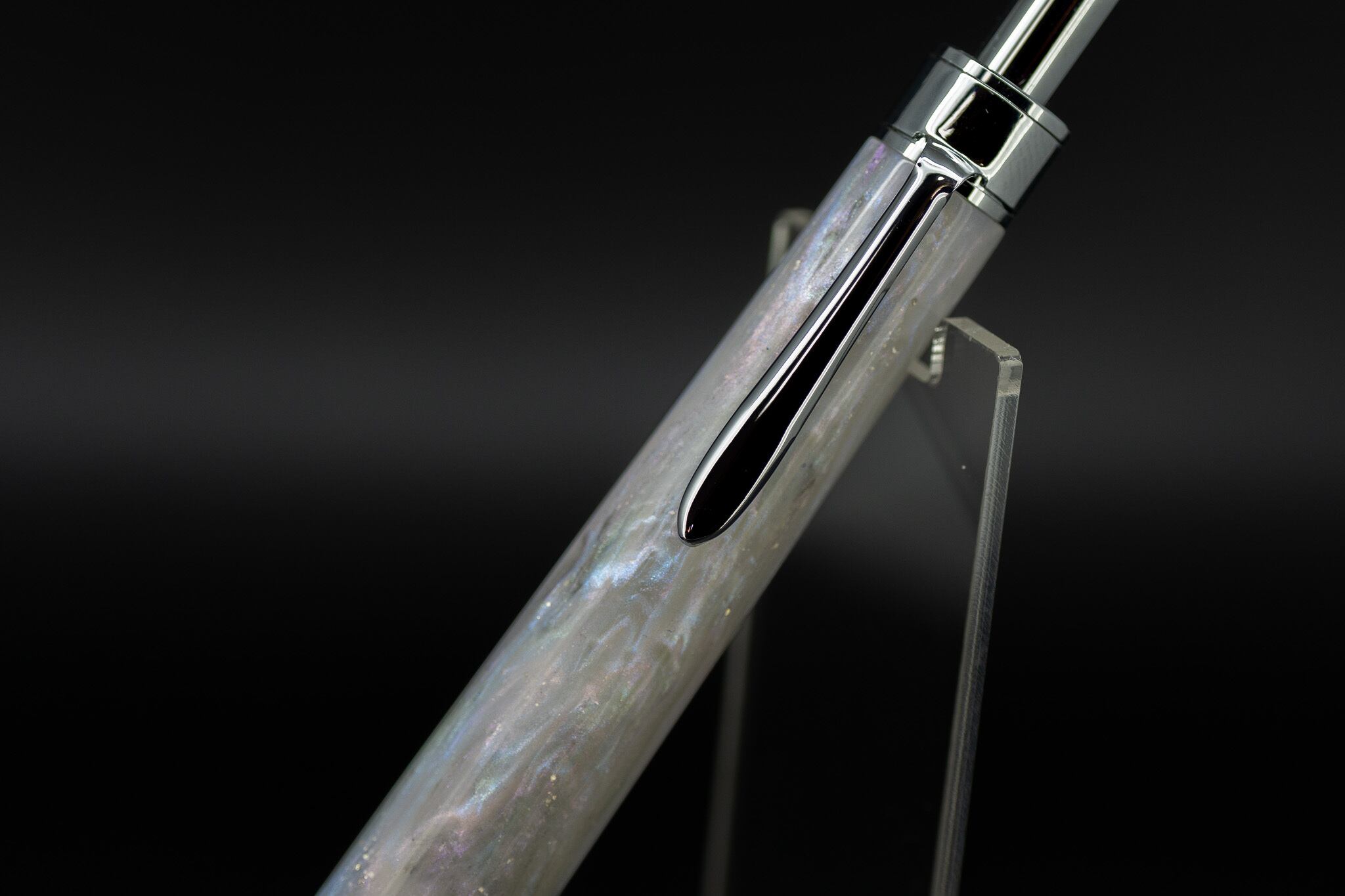 【創造性と透明美】 レジン×ニュージーランド産アバロン silver BP