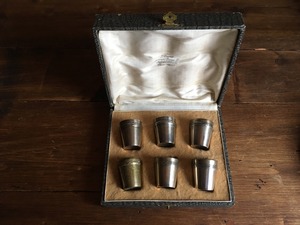 フランスアンティーク 銀食器 リキュールカップ