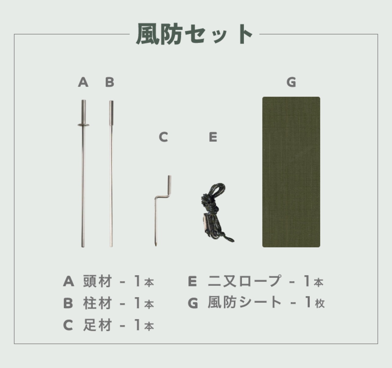 MULTI ROPERACK - PARTS [風防セット]