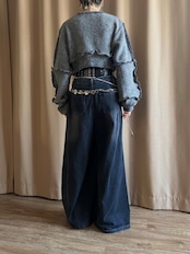 avant garde gray color remake knit-5128-1