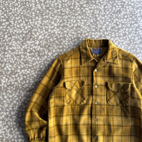 PENDLETON / 60’s Wool Board Shirt size L