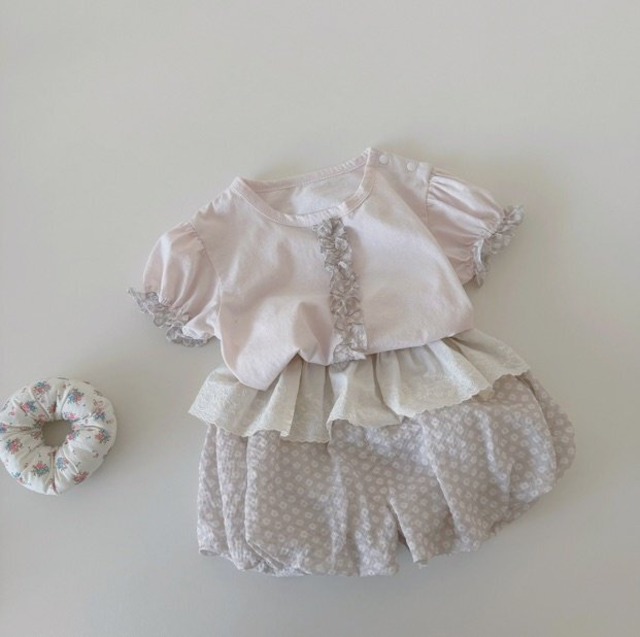 aiai［取寄］flower pink bloomer setup 26summer  (my daughter)