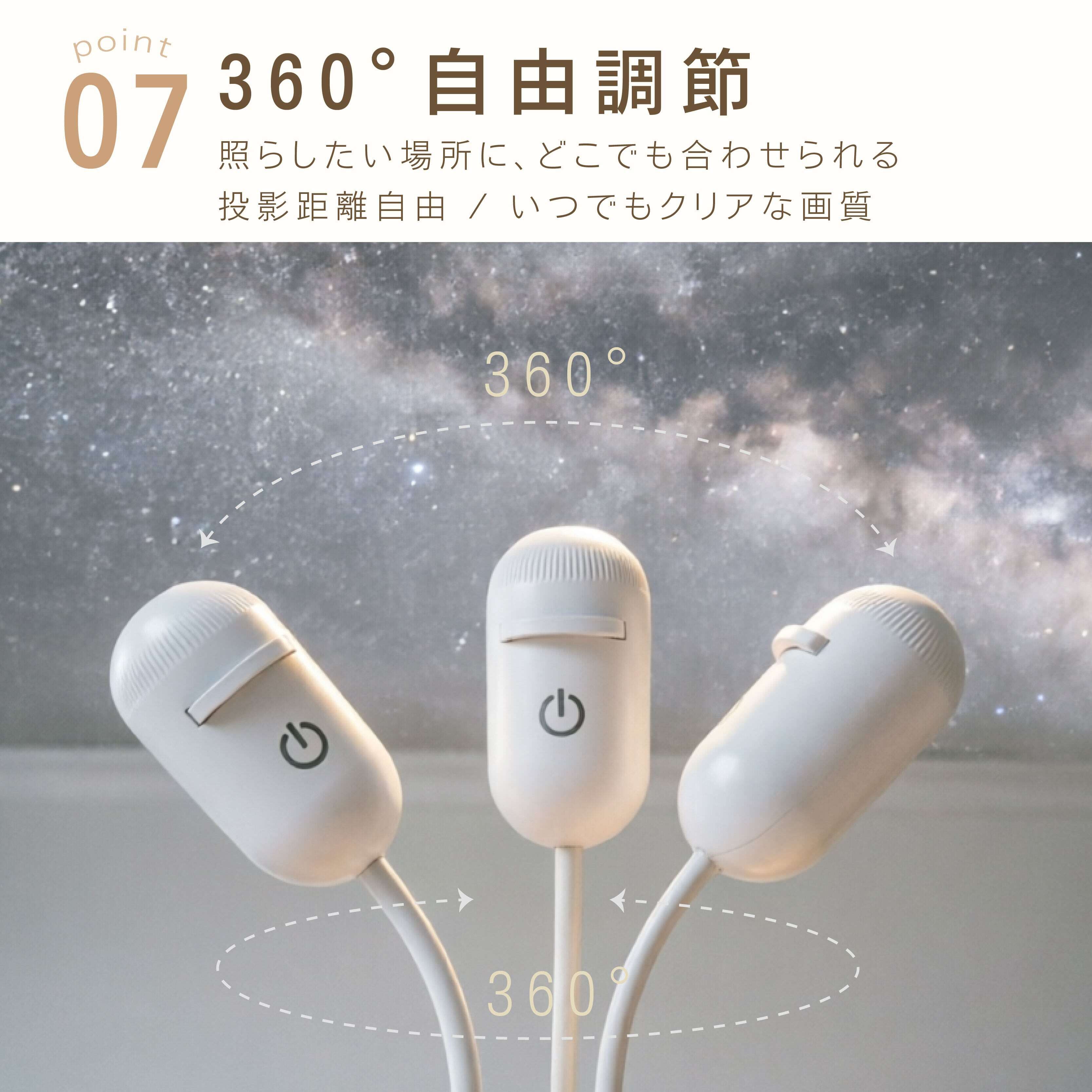 G67 .【短納期】星空プロジェクションライト ベッドサイド用 ナイト