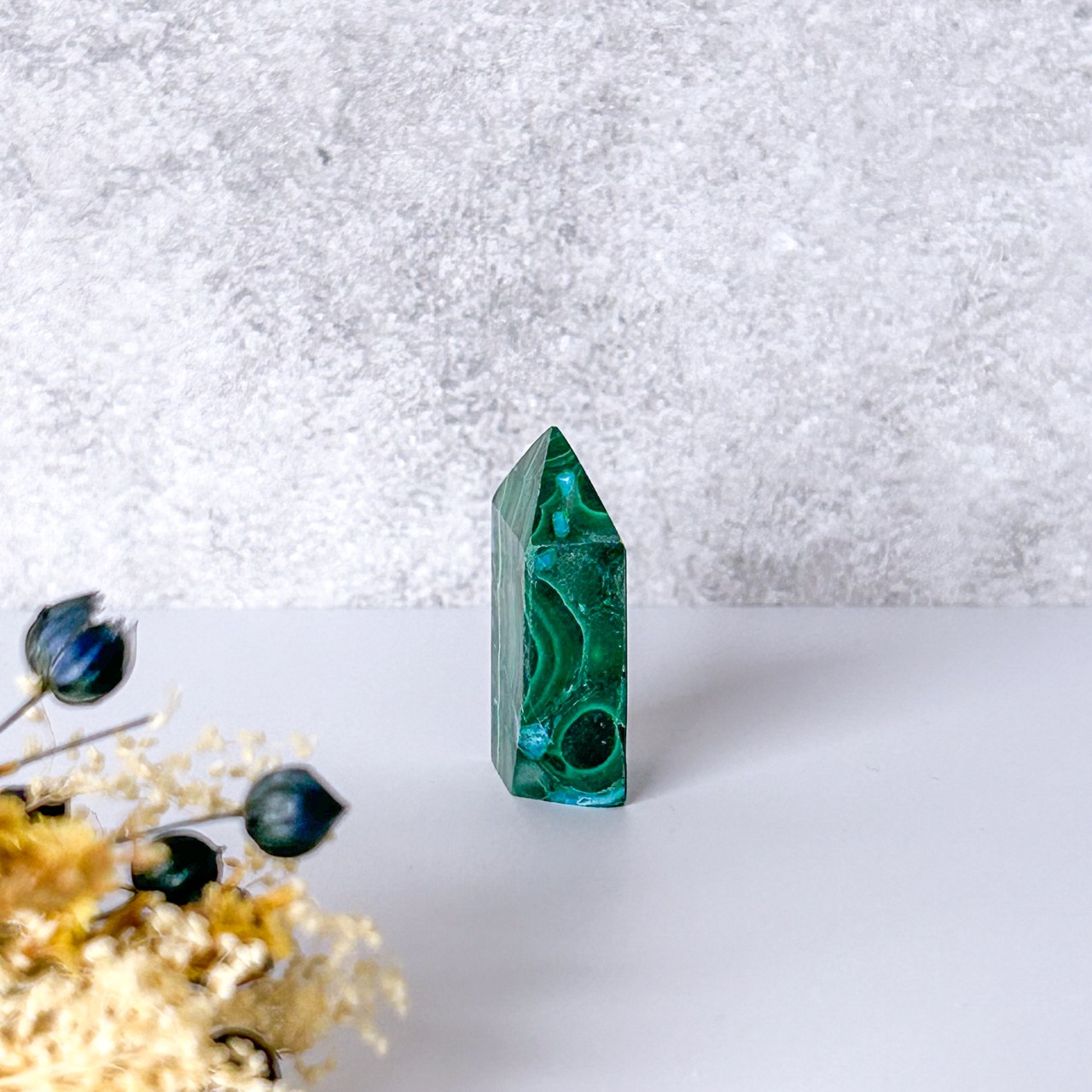 マラカイトクリソコラ タワー * Malachite Chrysocolla * 天然石