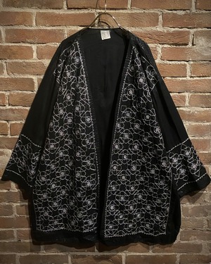 【Caka act3】Artistic Embroidery Vintage Loose Haori Jacket