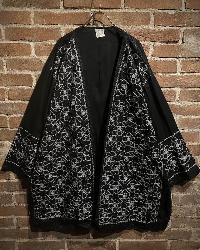 【Caka act3】Artistic Embroidery Vintage Loose Haori Jacket