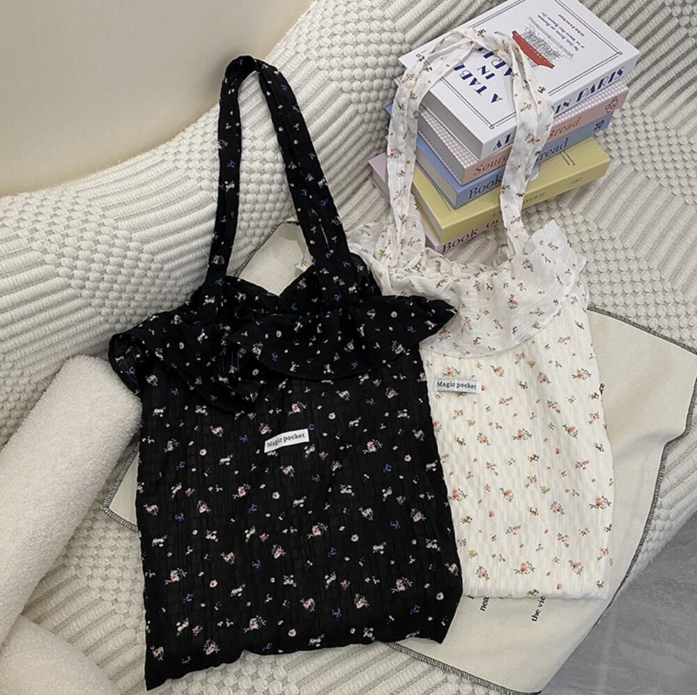 ショルダーバッグ 花柄 トートバッグ 大容量斜め掛け肩掛け ドロールバッグ ファッション カジュアル