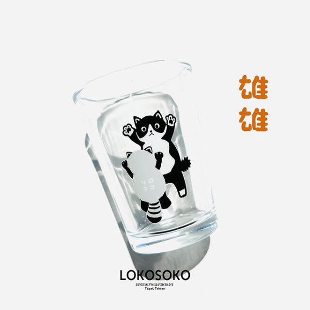 猫グラス 雄雄（LOKOSOKO） Ｃ