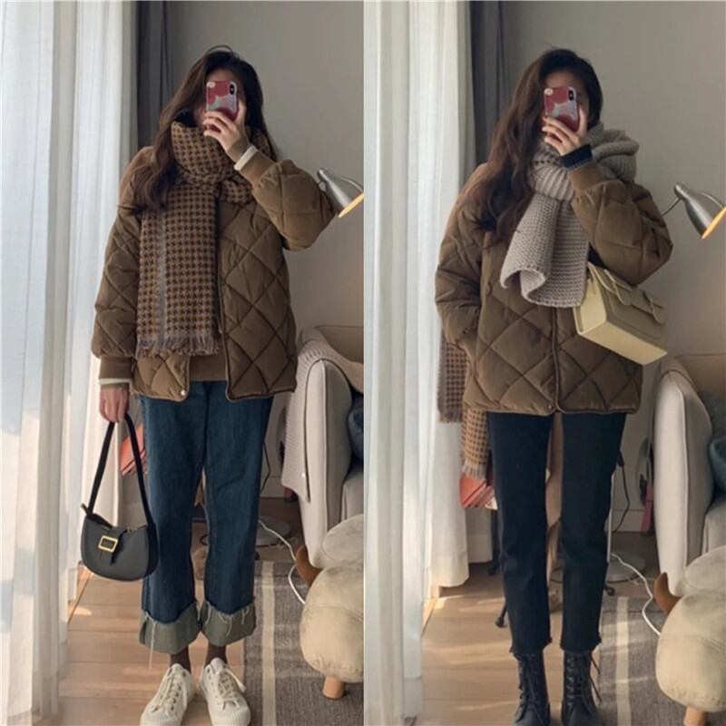 スタンダードジャケット ウィンタールーズスタイル コットン レトロ 冬物 萌量不足20427294318