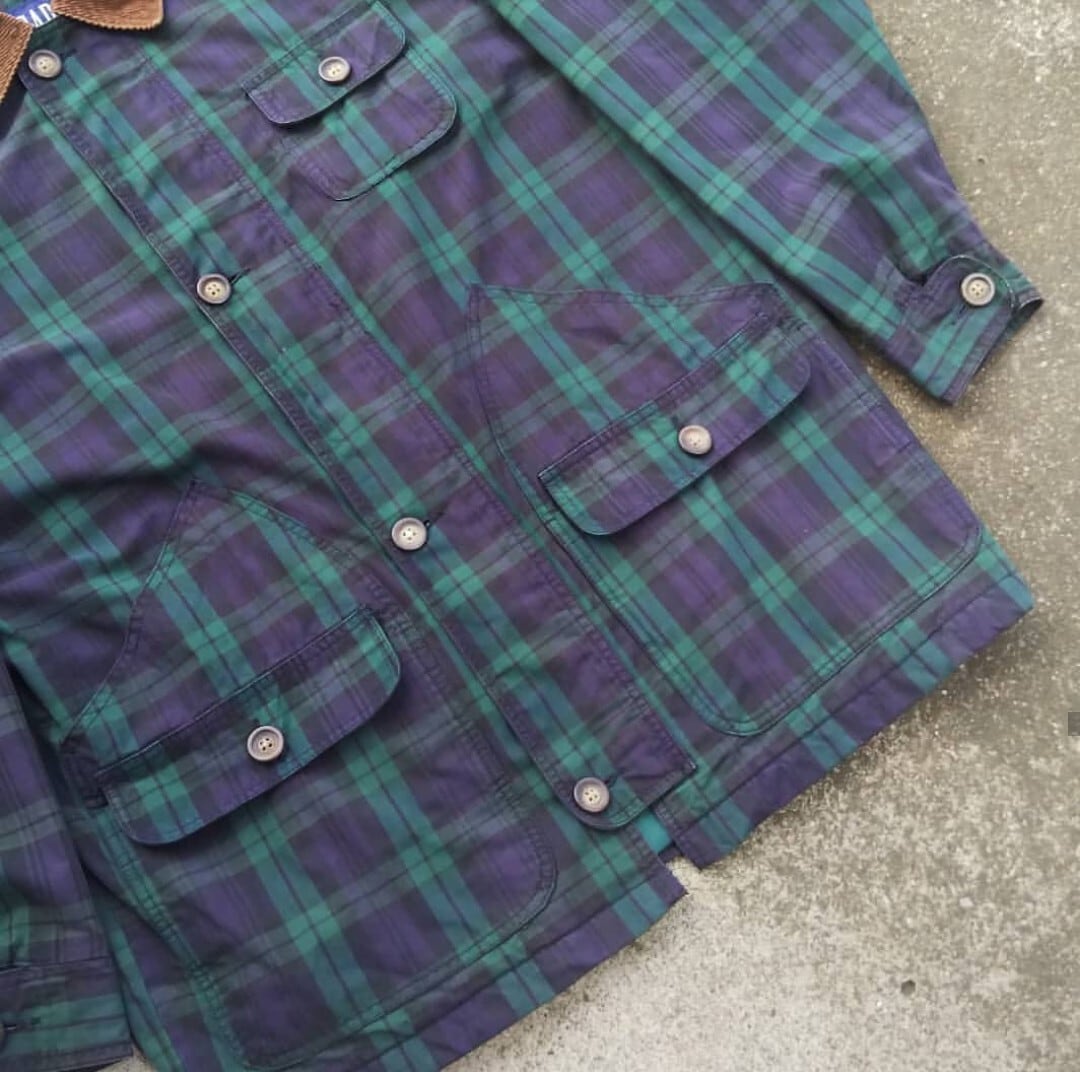 90s gap black watch pattern hunting jacket | What'z up 90s gap black watch pattern hunting jacket | What'z up