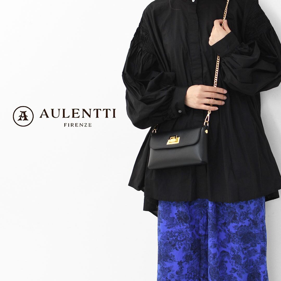 AULENTTI [オウレンティ] ゴールドチェーンショルダーバッグ [107-cat