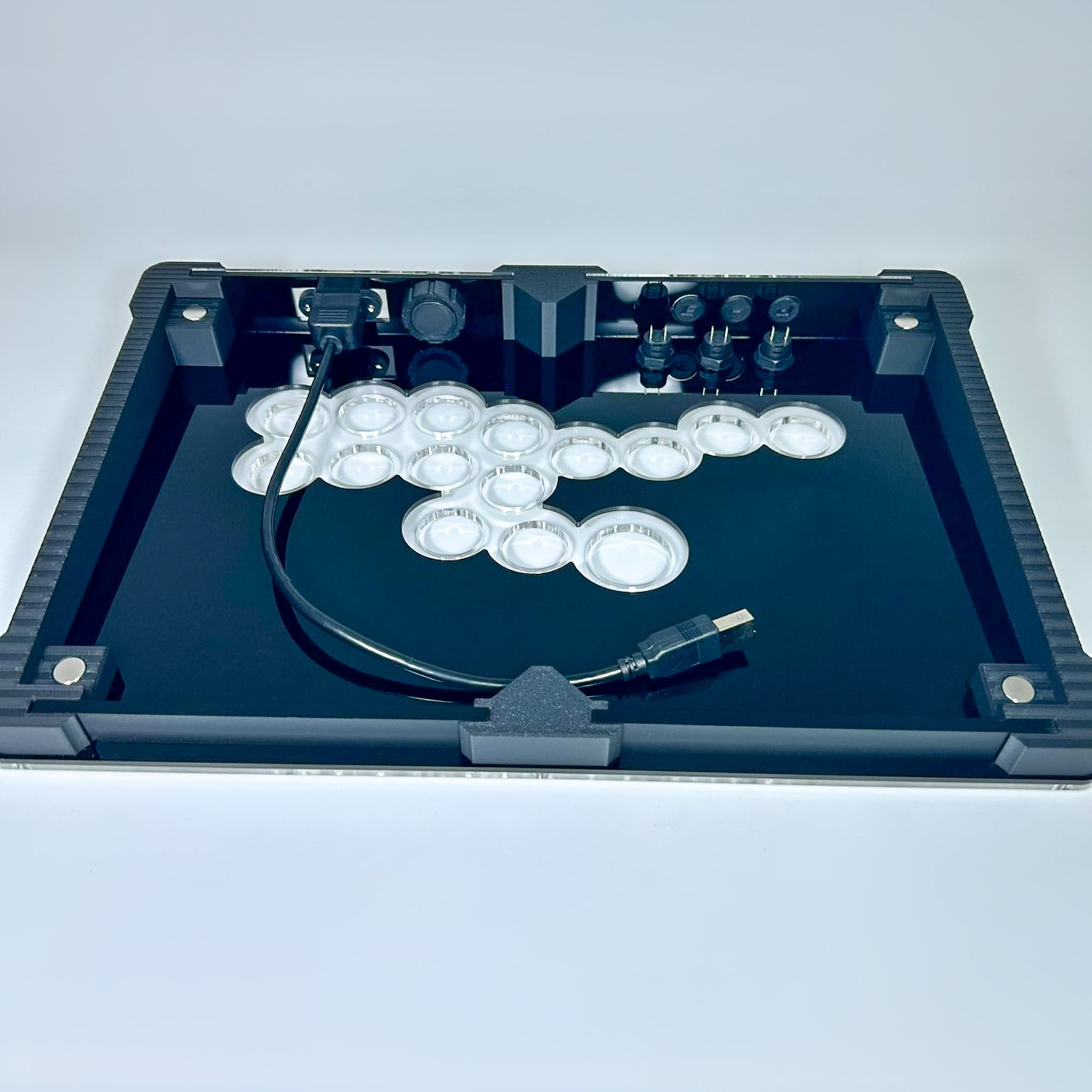 BROOK基板 or ZENAIM用】薄型傾斜ケースキット【Lotus clear】 | P-3