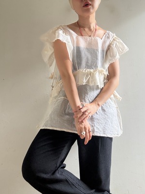 ①"Loop Collection" Sheer Certain Frii Top