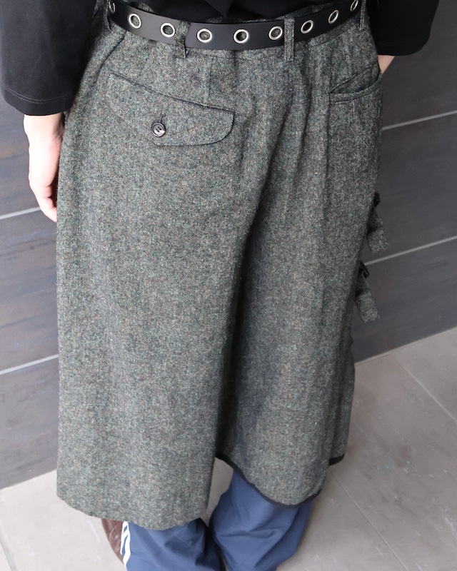 【AD2010 COMME des GARÇONS HOMME PLUS】coloring layered shorts