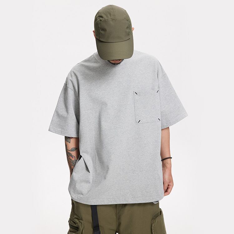 ★POCKET ROUND NECK HALF SLEEVE T　　　A0612