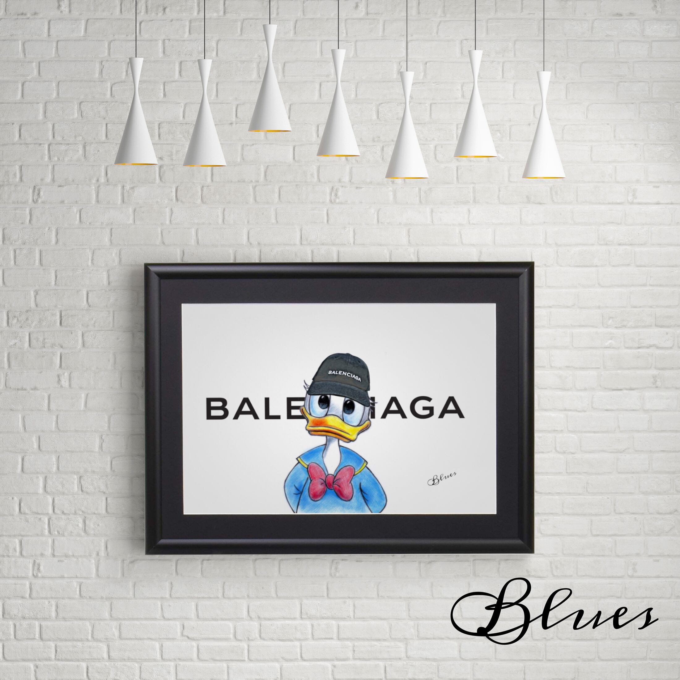 ドナルドダック バレンシアガ キャップ サイズ Blues Make Sense Art Gallery