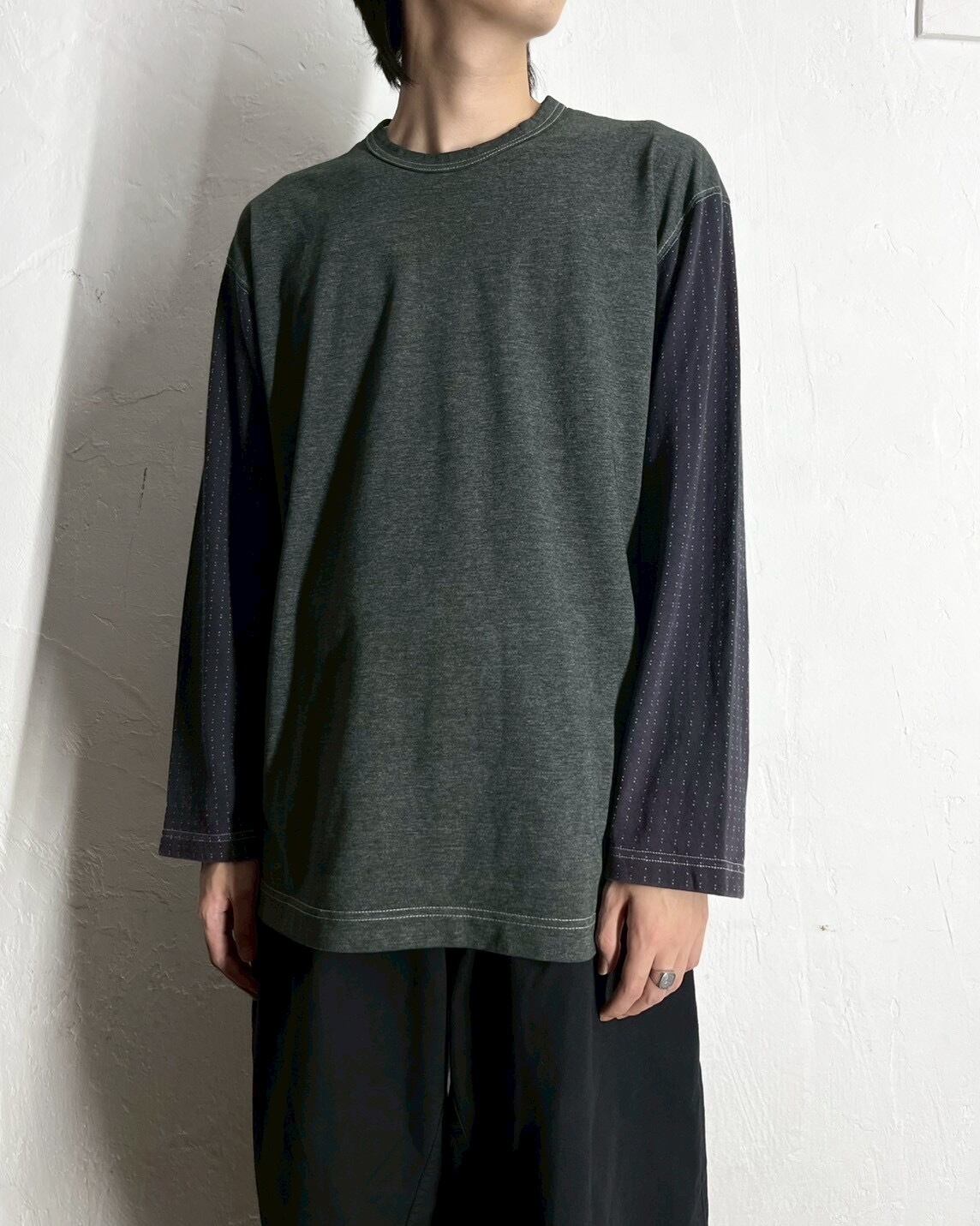 90s~ COMME des GARCONS HOMME Switching Design L/S Cut-sew