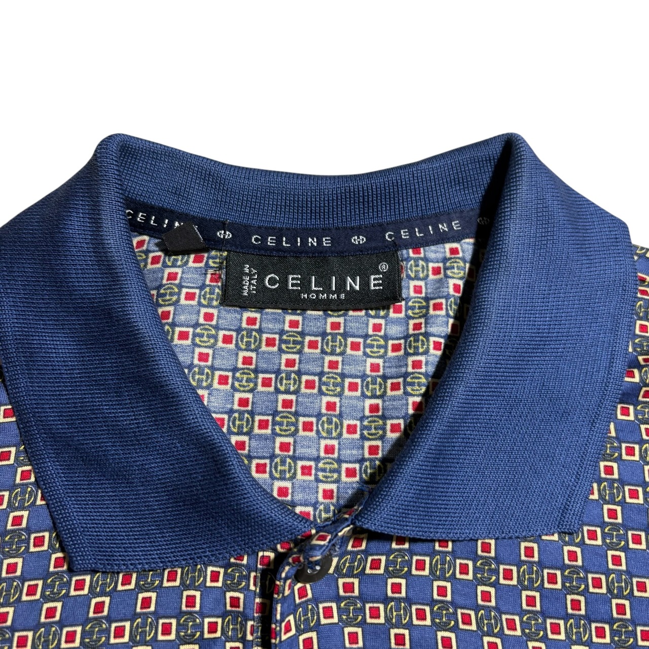vintage CELINE HOMME long sleeves polo shirt