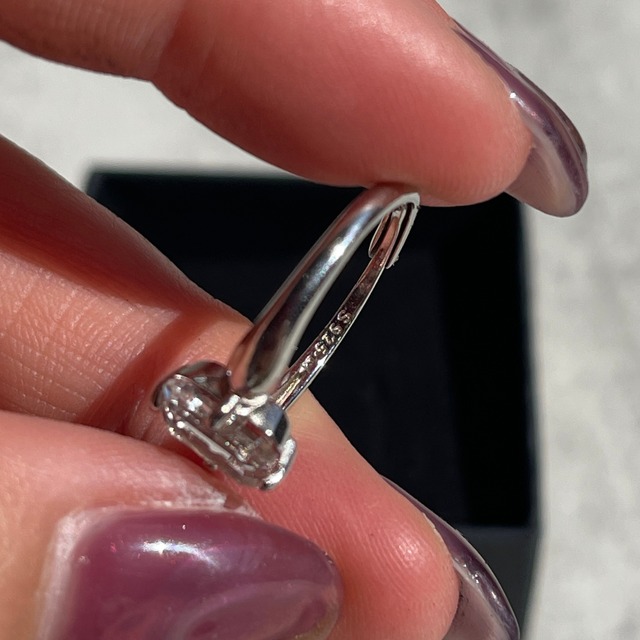 S925【水晶（クォーツ）リング】フリーサイズ｜指輪｜天然石アクセサリー